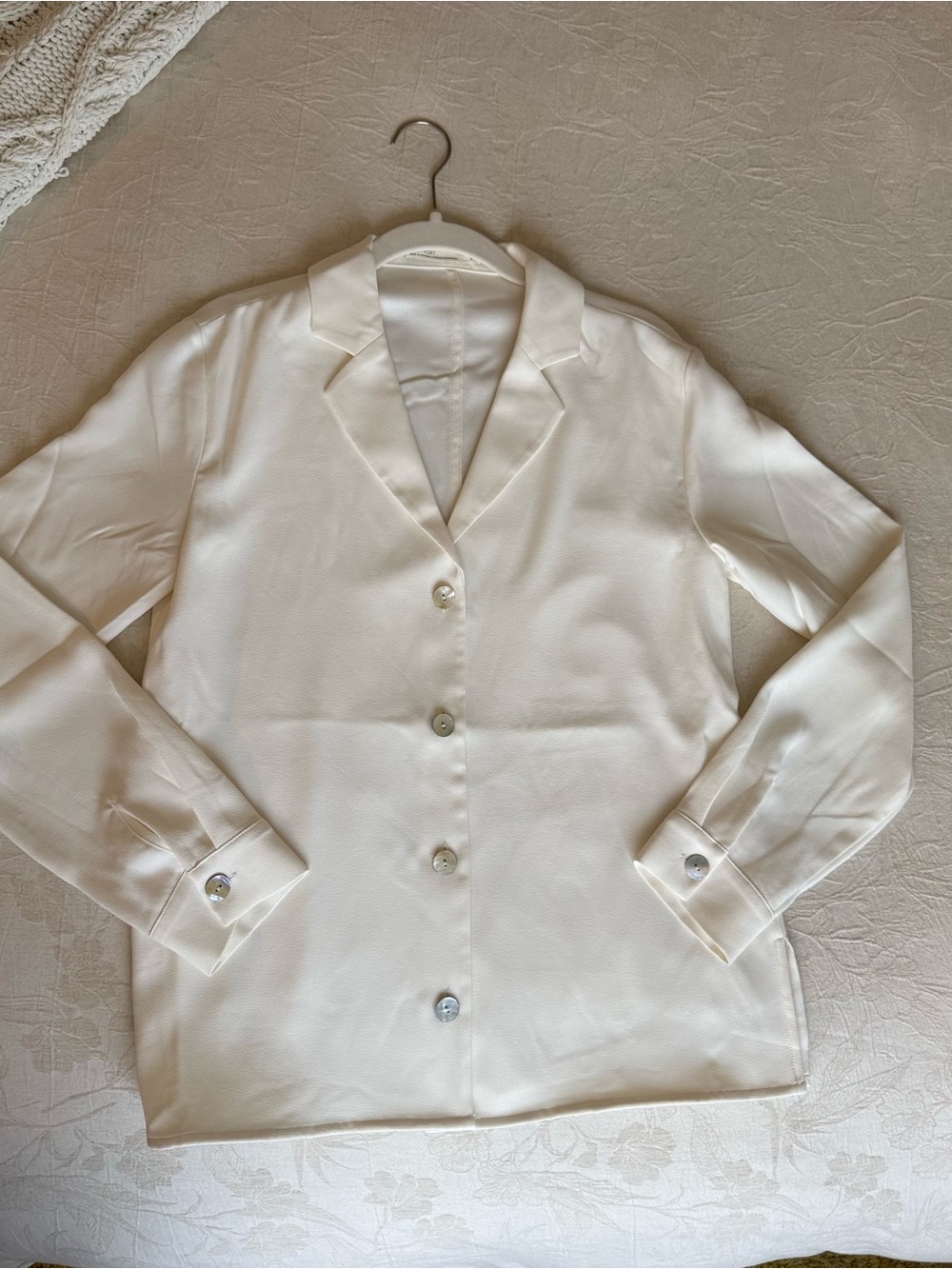 OAK + FORT Cream Blazer
